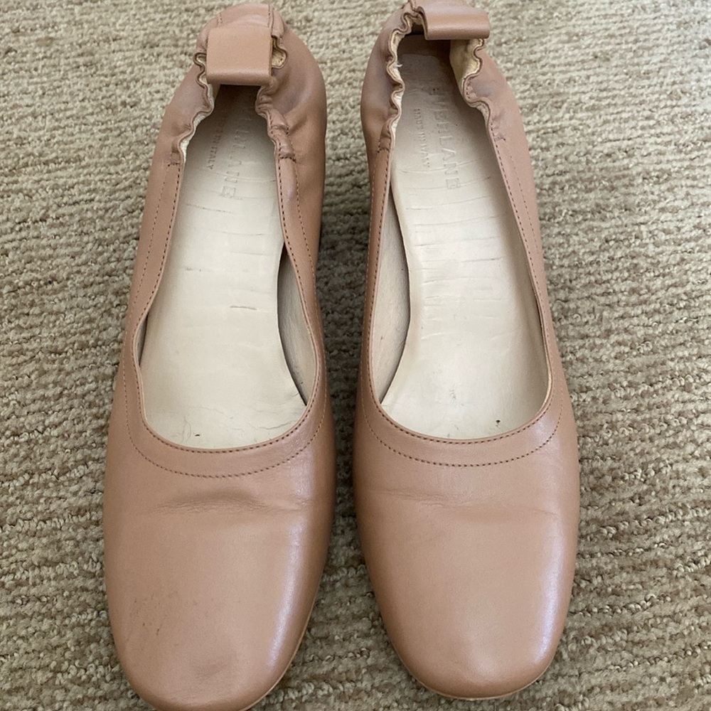 Everlane Leather Day Heel Stacked